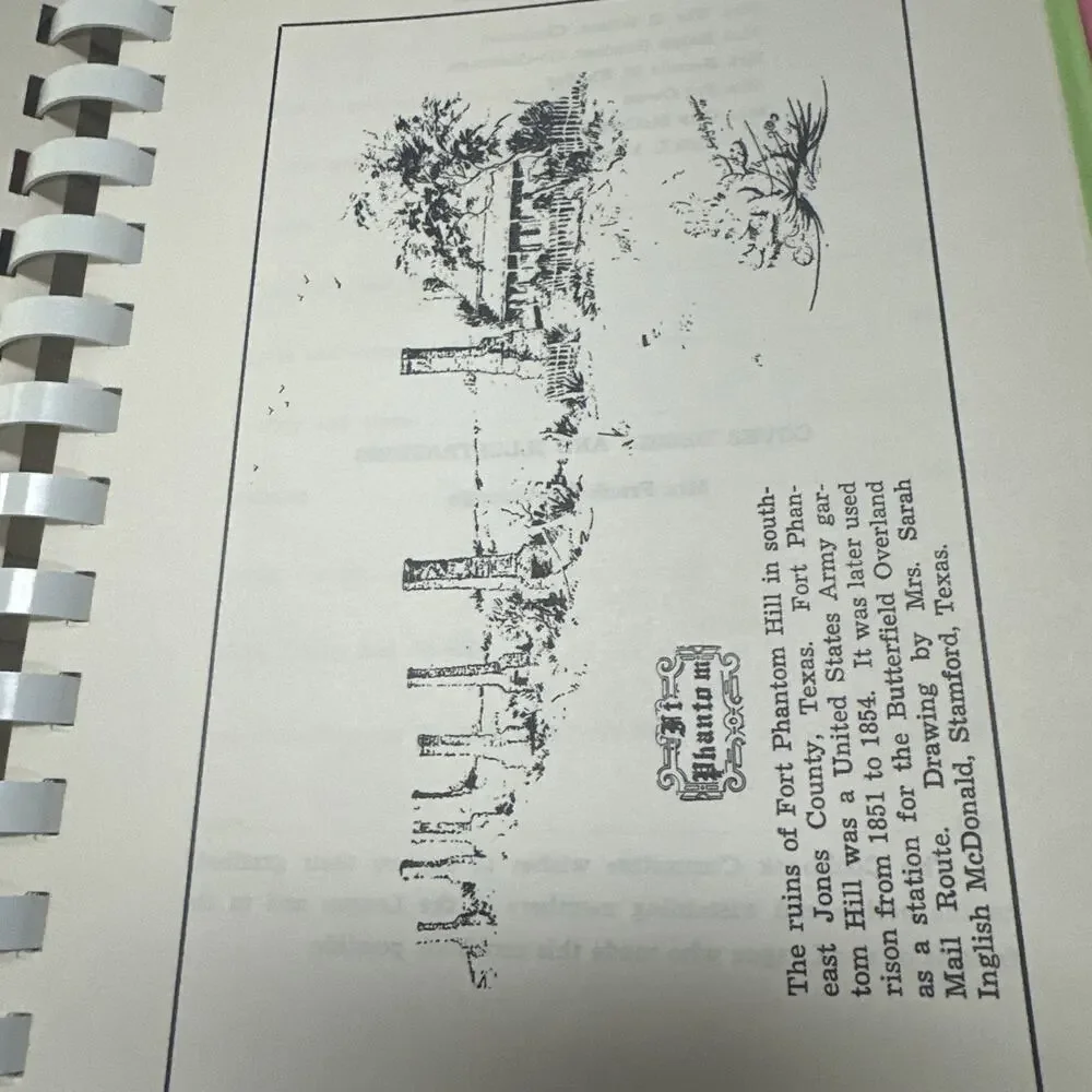 The Abilene Cookbook Texas Spiral Bound 1965 Abilene TX Junior‎ League Vintage